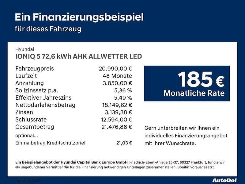 Gebraucht Hyundai Ioniq 5 Basis 160 kW (218 PS) 2022 Gold SUV