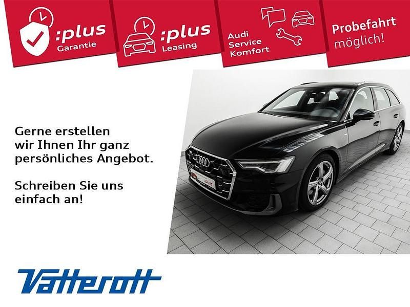 Mythosschwarz metallic Gebraucht 2024 Audi A6 S-Line Kombi | 52.990 € (Etwas zu teuer) - Bild 1/4