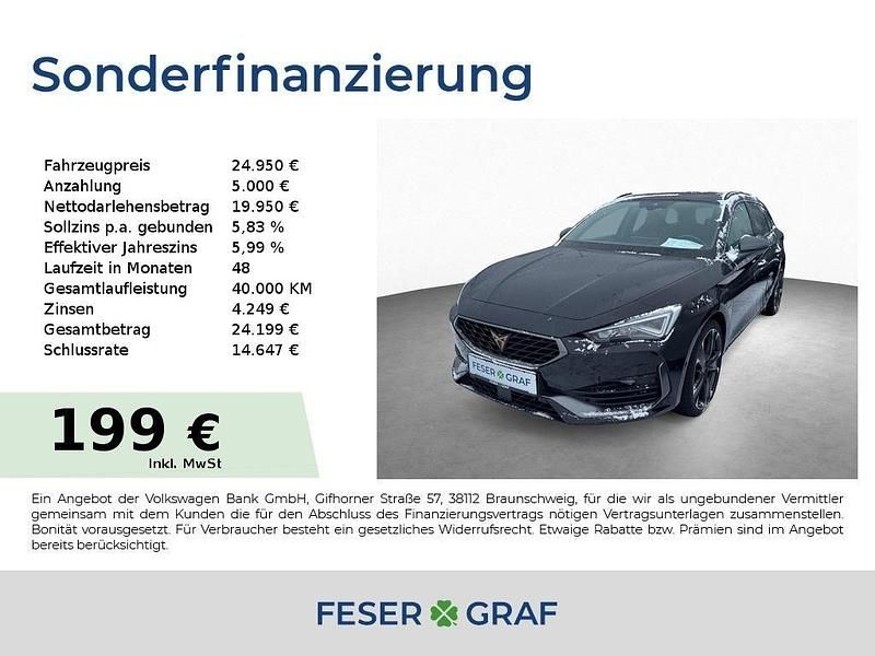 Gebraucht Cupra Leon VZ 245 PS (180 kW) 2022 Mitternachtsschwarz Kombi