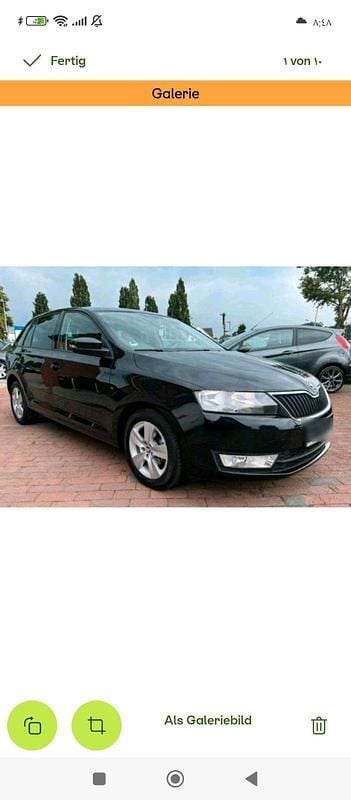Schwarz Gebraucht 2015 Skoda Rapid Kombi | 7.300 € (Fairer Preis) - Bild 1/4