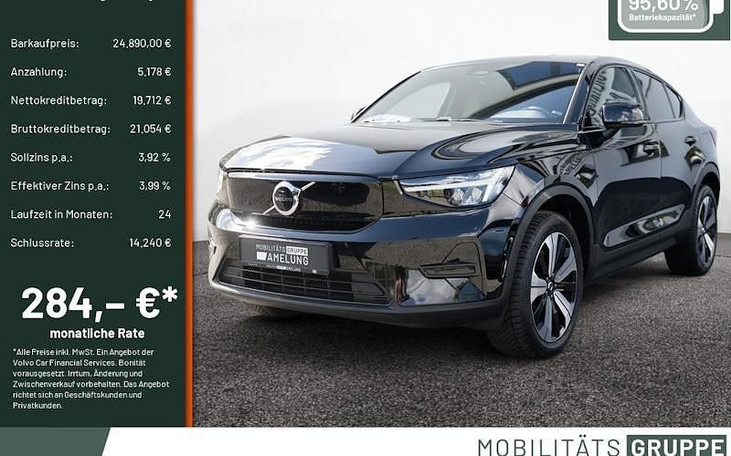 Schwarz Gebraucht 2022 Volvo EC40 Core SUV | 24.890 € (Fairer Preis) - Bild 1/4