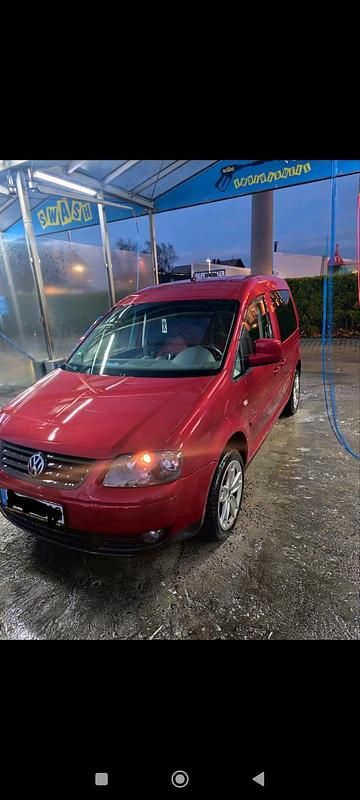 Gebraucht VW Caddy 105 PS (77 kW) 2005 Rot Van / Kleinbus