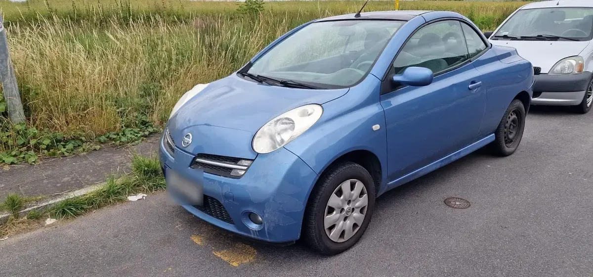Gebraucht Nissan Micra 88 PS (64 kW) 2006 Blau Cabrio