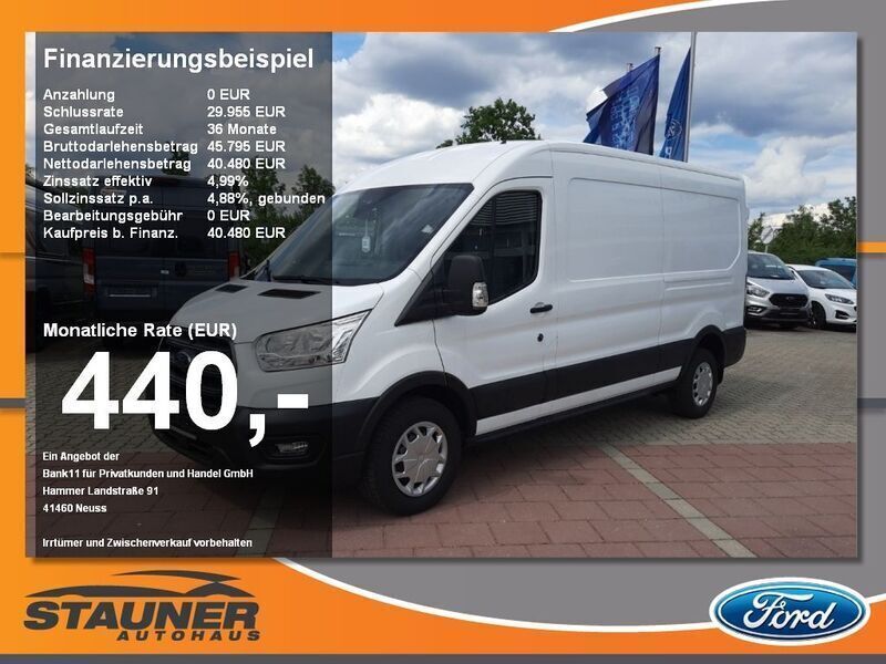 Neu Ford Transit Trend 131 PS (96 kW) 2025 Frostweiß Van / Kleinbus