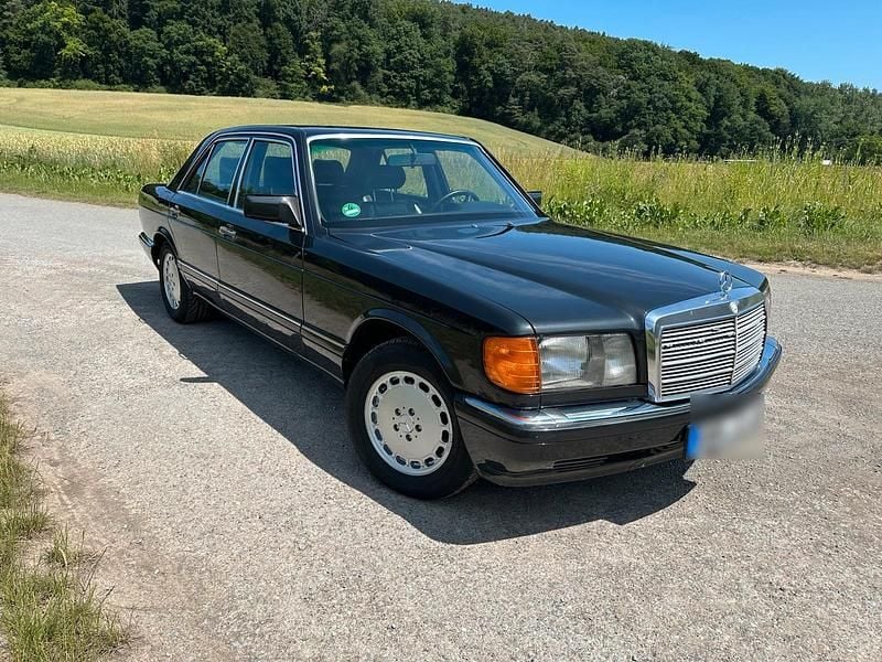 Schwarz Gebraucht 1989 Mercedes S420 SE Limousine | 6.800 € - Bild 1/4