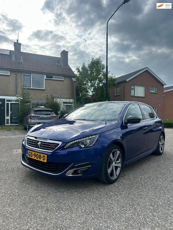 Blau Gebraucht 2015 Peugeot 308 GT-line Limousine | 4.798 € (Guter Preis) - Bild 1/4
