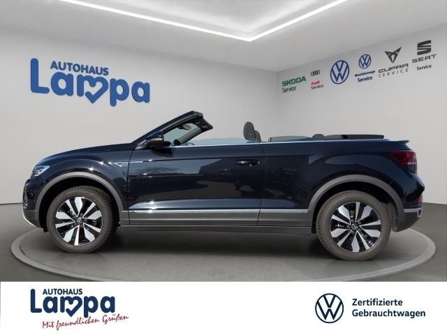 Gebraucht VW T-Roc Cabriolet Move 116 PS (85 kW) 2024 Schwarz Cabrio