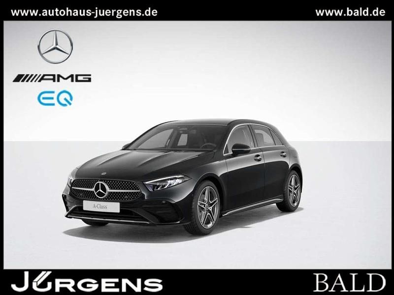Schwarz metalliclack kosmosschwarz Gebraucht 2024 Mercedes A180 AMG Limousine | 29.480 € (Guter Preis) - Bild 1/4