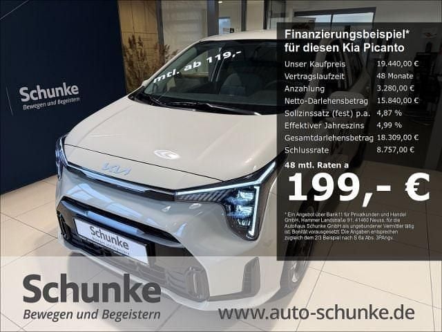 Beige Gebraucht 2024 Kia Picanto Launch Edition Kleinwagen | 19.440 € (Fairer Preis) - Bild 1/3