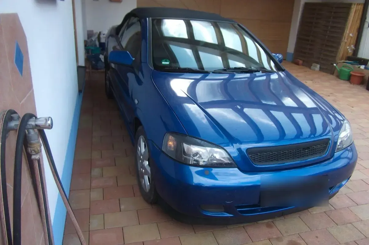 Gebraucht Opel Astra 147 PS (108 kW) 2003 Blau Cabrio