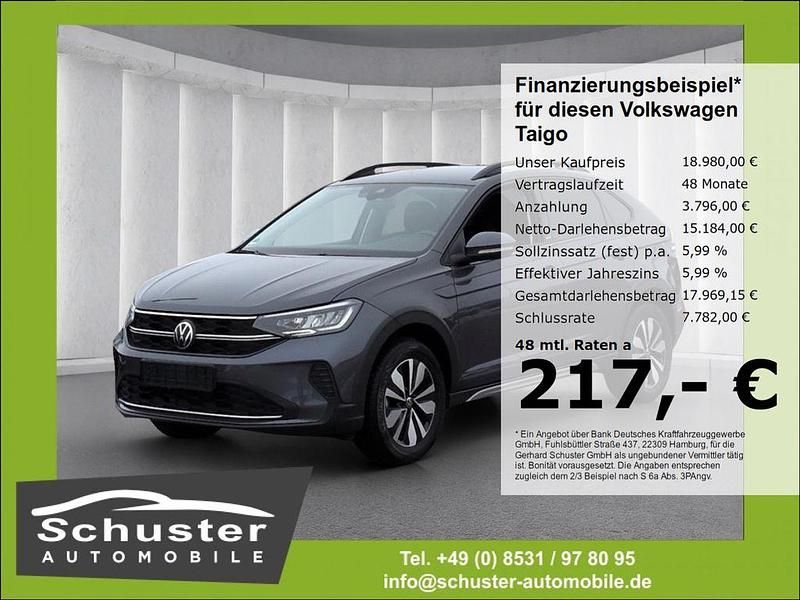 Gebraucht VW Taigo Move 95 PS (69 kW) 2024 Grau SUV