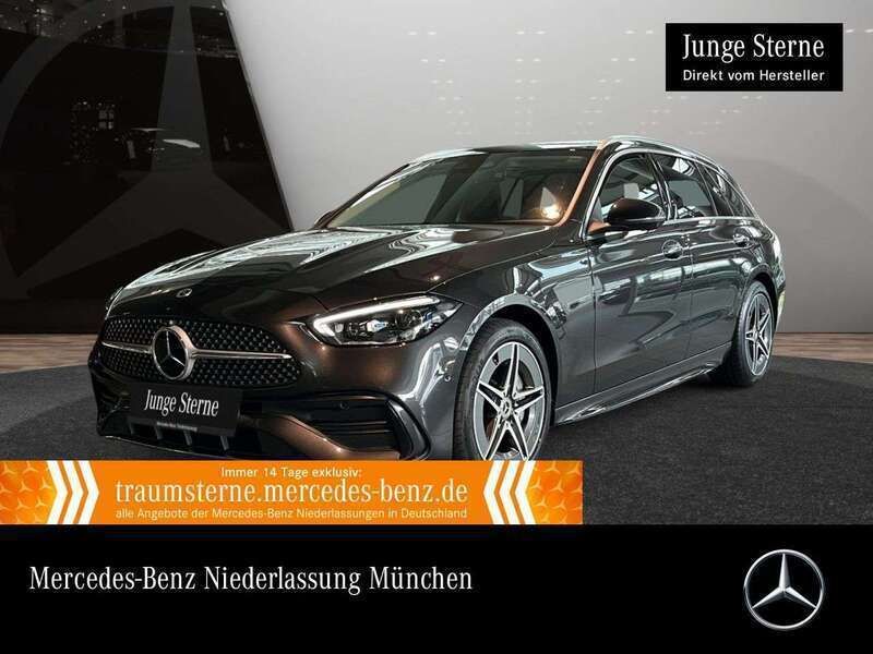 Graphitgrau Gebraucht 2024 Mercedes C300e AMG Kombi | 46.790 € (Superpreis) - Bild 1/3