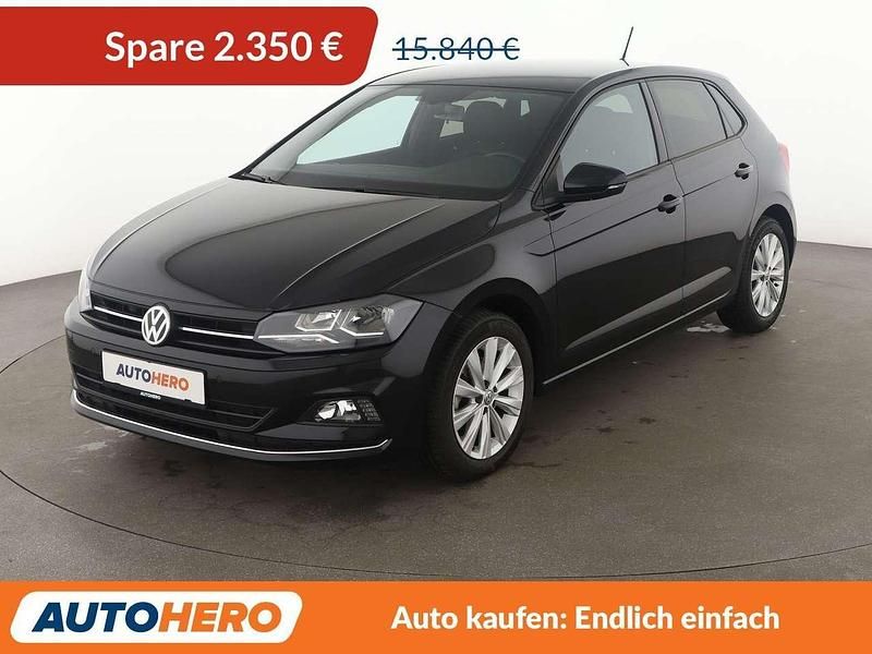 Schwarz Gebraucht 2018 VW Polo Highline Kleinwagen | 13.490 € (Guter Preis) - Bild 1/3