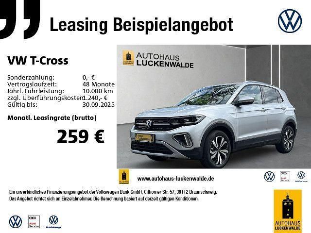 Silber Neu 2025 VW T-Cross IQ Drive SUV | 30.740 € (Etwas zu teuer) - Bild 1/4
