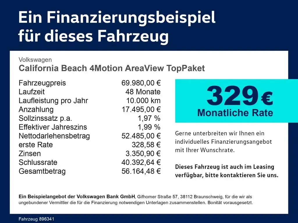 Gebraucht VW California Beach 177 PS (130 kW) 2025 Indiumgrau (metallic) Van