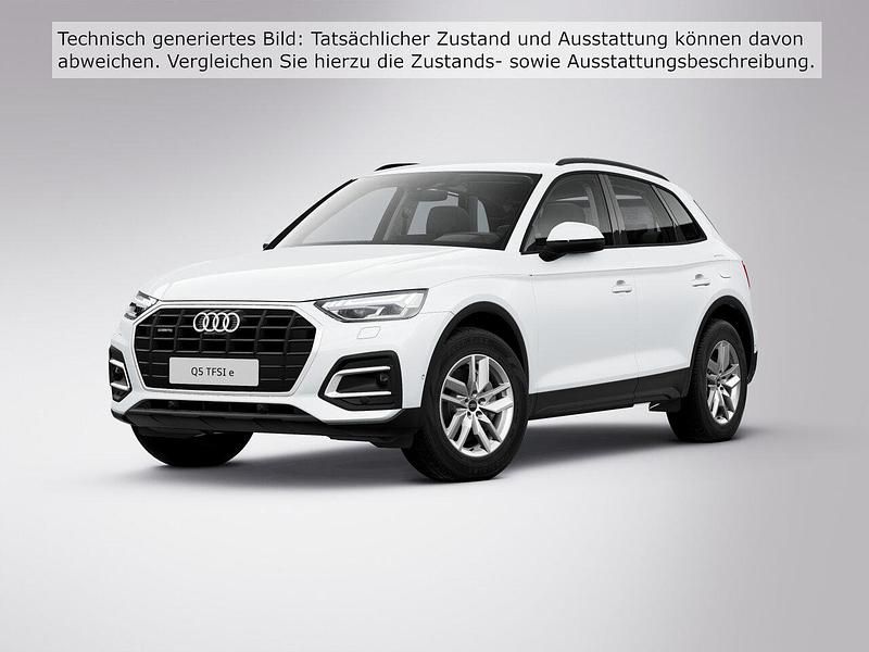 Gletscherweiß metallic (metallic) Gebraucht 2022 Audi Q5 Basis SUV | 31.880 € (Guter Preis) - Bild 1/4