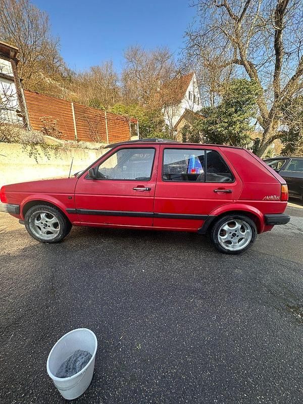Gebraucht VW Golf II 69 PS (50 kW) 1990 Rot Kleinwagen