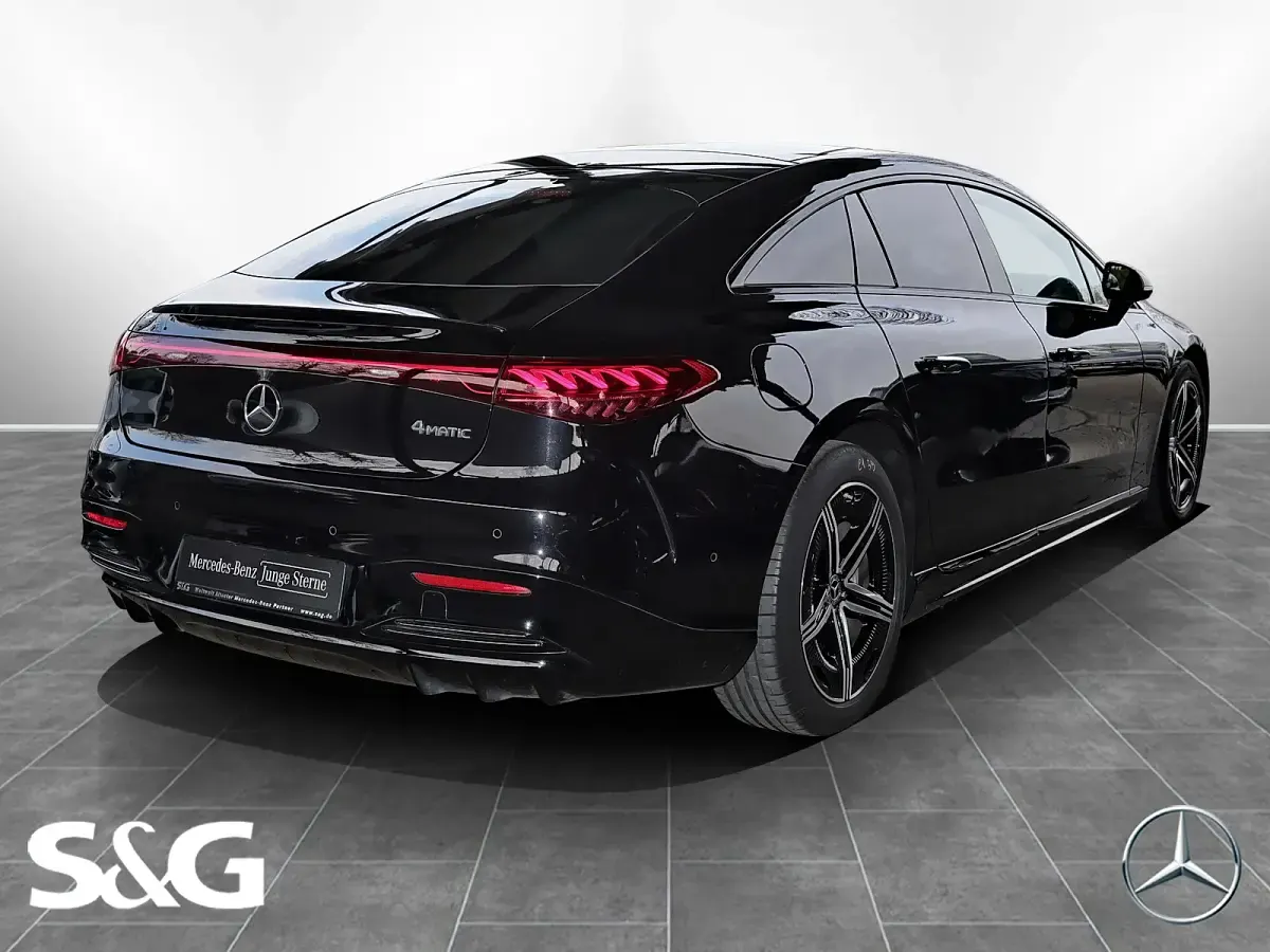 Gebraucht Mercedes EQS500 AMG 330 kW (449 PS) 2023 Metalliclack obsidianschwarz Limousine