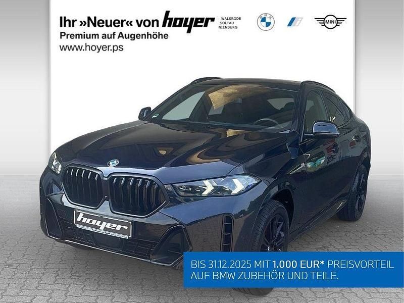 Schwarz (m carbonschwarz) Gebraucht 2023 BMW X6 M Sport SUV | 77.430 € (Etwas zu teuer) - Bild 1/4