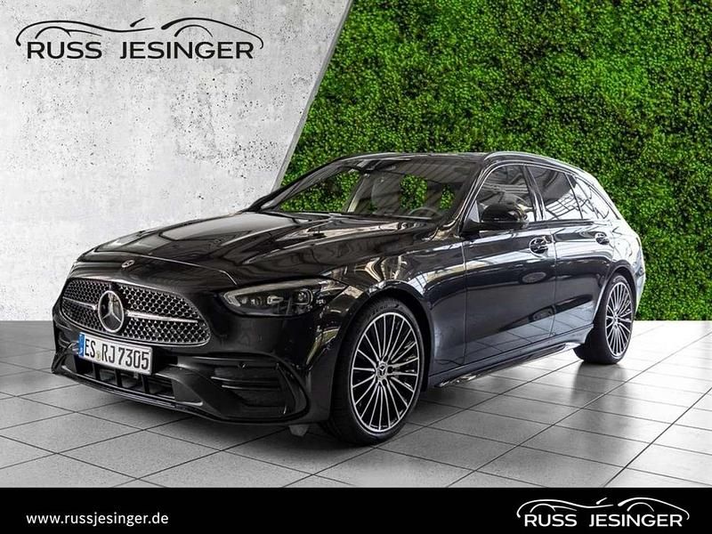 Graphitgrau metallic Gebraucht 2025 Mercedes C200 AMG line Kombi | 53.850 € - Bild 1/3