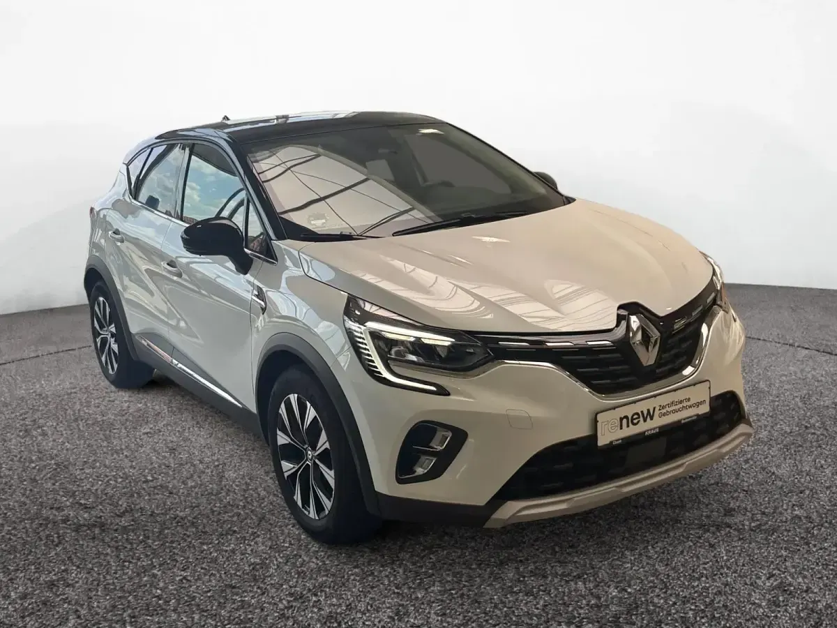 Gebraucht Renault Captur Techno 140 PS (102 kW) 2023 Weiss qnc+schwarz gne SUV