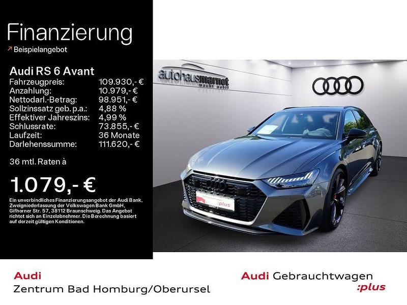 Grau Gebraucht 2023 Audi RS6 Ambiente Kombi | 109.930 € (Guter Preis) - Bild 1/4