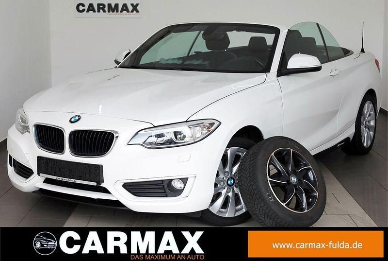 Weiß Gebraucht 2015 BMW 220 Advantage Cabrio | 13.900 € (Guter Preis) - Bild 1/4