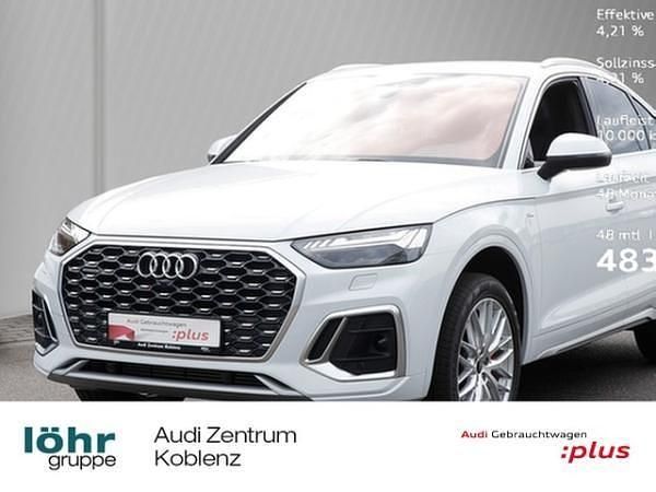 Gletscherweiß metallic Gebraucht 2024 Audi Q5 Sportback Ambiente SUV | 50.980 € (Fairer Preis) - Bild 1/3