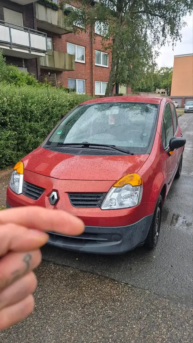Gebraucht Renault Modus 75 PS (55 kW) 2006 Rot Van / Kleinbus