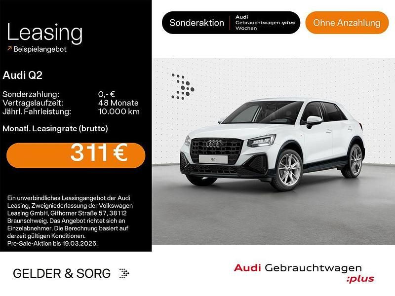 Gebraucht Audi Q2 S-Line 150 PS (110 kW) 2025 Gletscherweiß metallic SUV