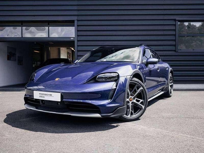 Blau Gebraucht 2024 Porsche Taycan 4S Cross Turismo Limousine | 94.999 € (Teuer) - Bild 1/4