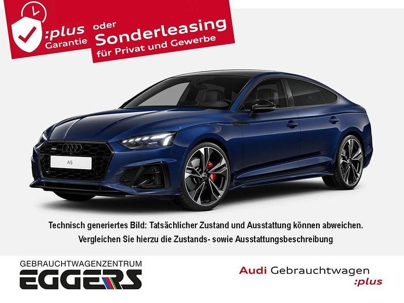 Blau Gebraucht 2024 Audi A5 Sportback S-Line Kleinwagen | 53.950 € - Bild 1/4