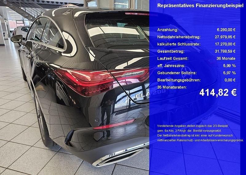 Gebraucht Mercedes CLA200 AMG 163 PS (119 kW) 2025 Kosmosschwarz met. (metallic) Kombi