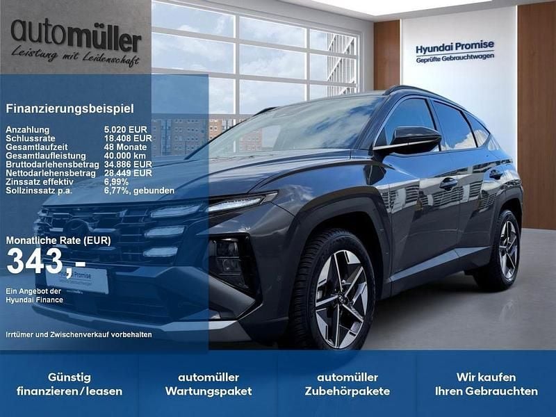 Grau Gebraucht 2024 Hyundai Tucson Trend SUV | 32.970 € (Guter Preis) - Bild 1/4