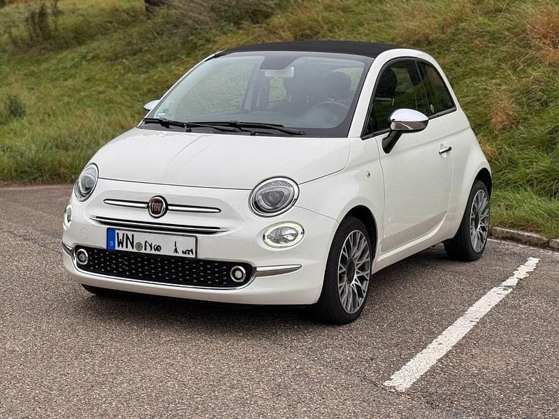 Weiß Gebraucht 2018 Fiat 500C Mirror Cabrio | 11.900 € (Fairer Preis) - Bild 1/4