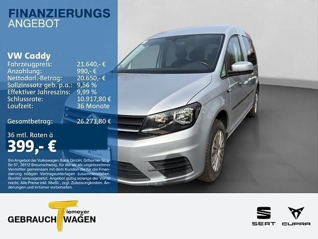 Gebraucht VW Caddy Trendline 102 PS (75 kW) 2020 Silber Van / Kleinbus