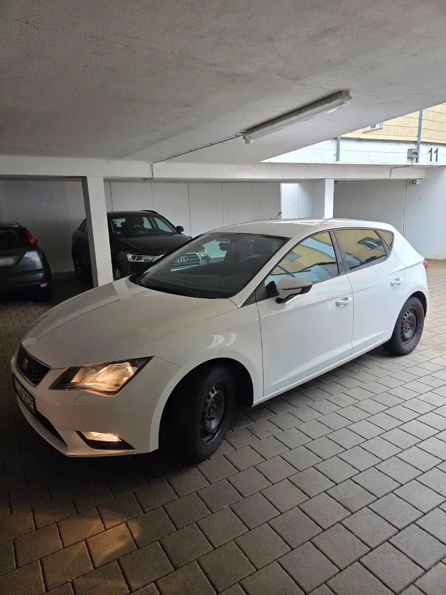 Usata Seat Leon 90 CV (66 kW) 2016 Bianco Berlina