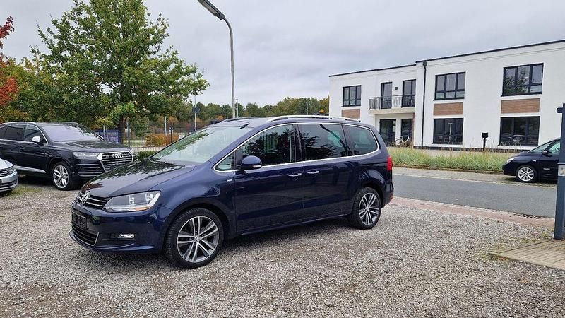 Gebraucht VW Sharan Life 140 PS (102 kW) 2014 Blau Van / Kleinbus