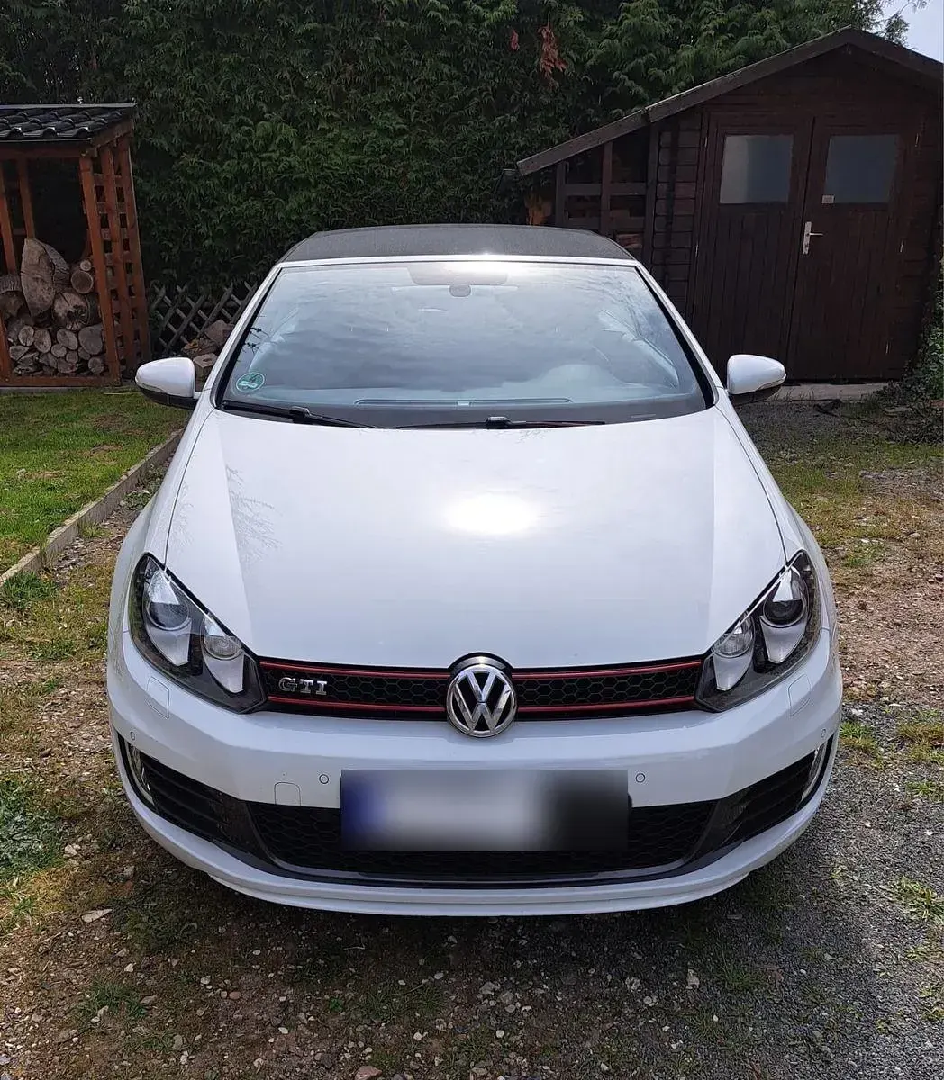 Gebraucht VW Golf Cabriolet GTI 211 PS (155 kW) 2013 Weiß Cabrio