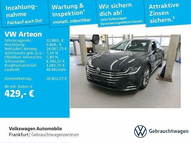 Gebraucht VW Arteon R-line 200 PS (147 kW) 2022 Deep black perleffekt Limousine
