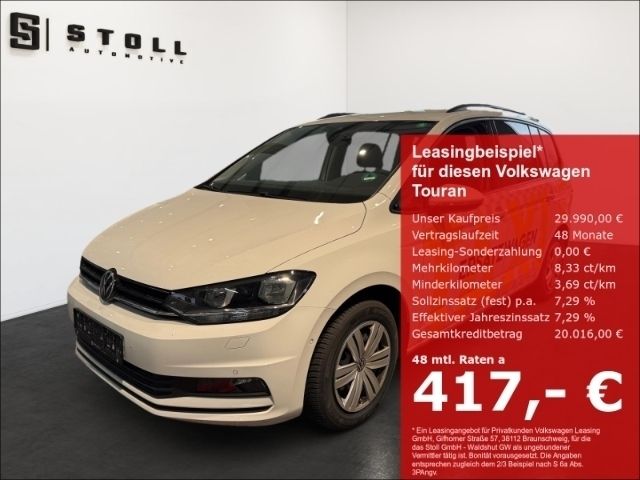 Weiss Gebraucht 2023 VW Touran Trendline Van / Kleinbus | 29.990 € (Fairer Preis) - Bild 1/4