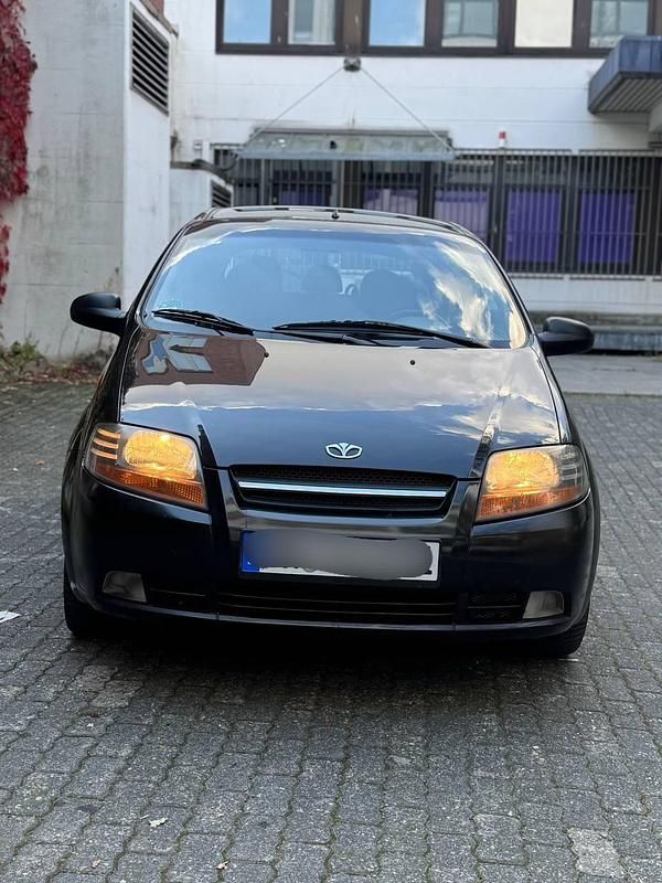 Schwarz Gebraucht 2003 Chevrolet Kalos Kleinwagen | 700 € - Bild 1/4