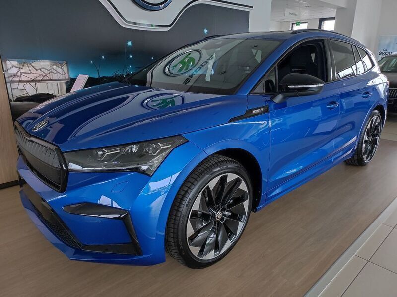 Blau Neu 2025 Skoda Enyaq iV SportLine SUV | 55.692 € (Etwas zu teuer) - Bild 1/4
