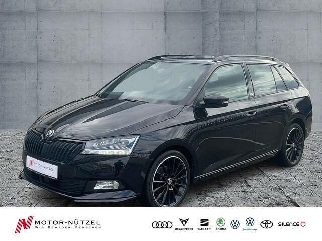 Schwarz Gebraucht 2021 Skoda Fabia Monte Carlo Kleinwagen | 16.630 € (Fairer Preis) - Bild 1/2
