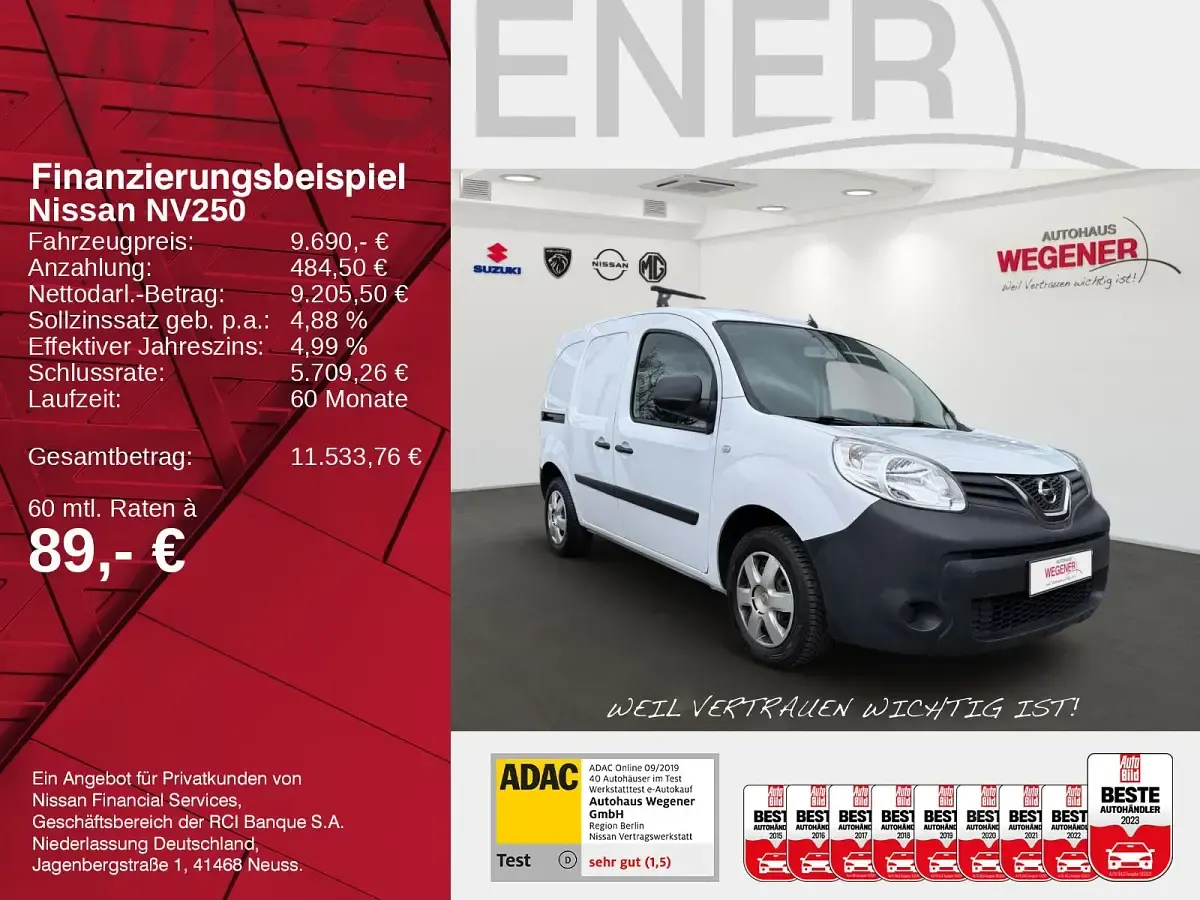 Gebraucht Nissan NV250 95 PS (69 kW) 2019 Weiß Van
