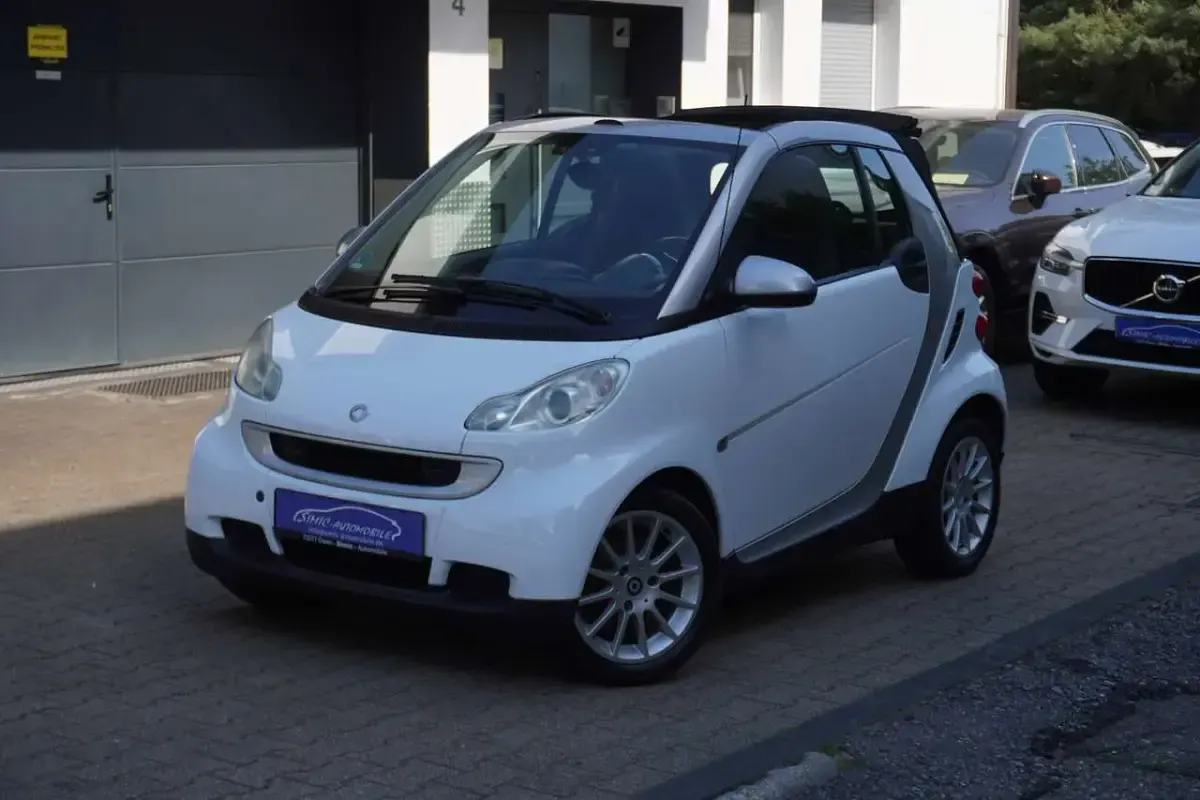 Gebraucht Smart ForTwo Cabrio Pure 45 PS (33 kW) 2008 Silberschwarz Cabrio