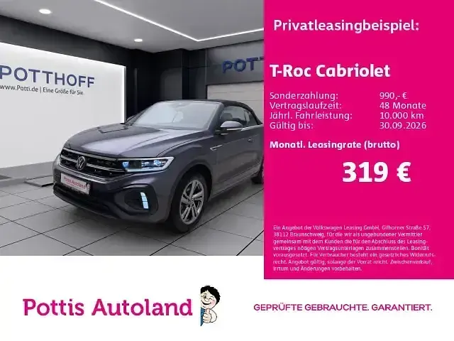 Gebraucht VW T-Roc Cabriolet R-line 150 PS (110 kW) 2025 Cabrio