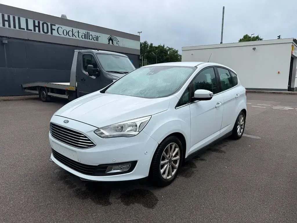 Gebraucht Ford C-MAX Titanium 120 PS (88 kW) 2015 Weiß Van / Kleinbus