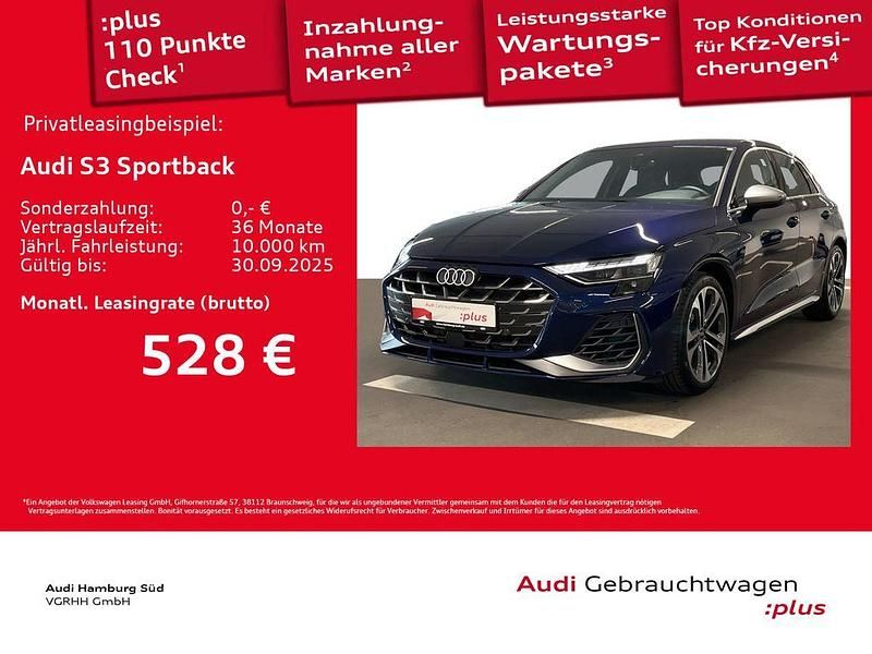 2d navarrablau metallic Gebraucht 2024 Audi S3 Ambiente Limousine | 43.550 € (Superpreis) - Bild 1/3
