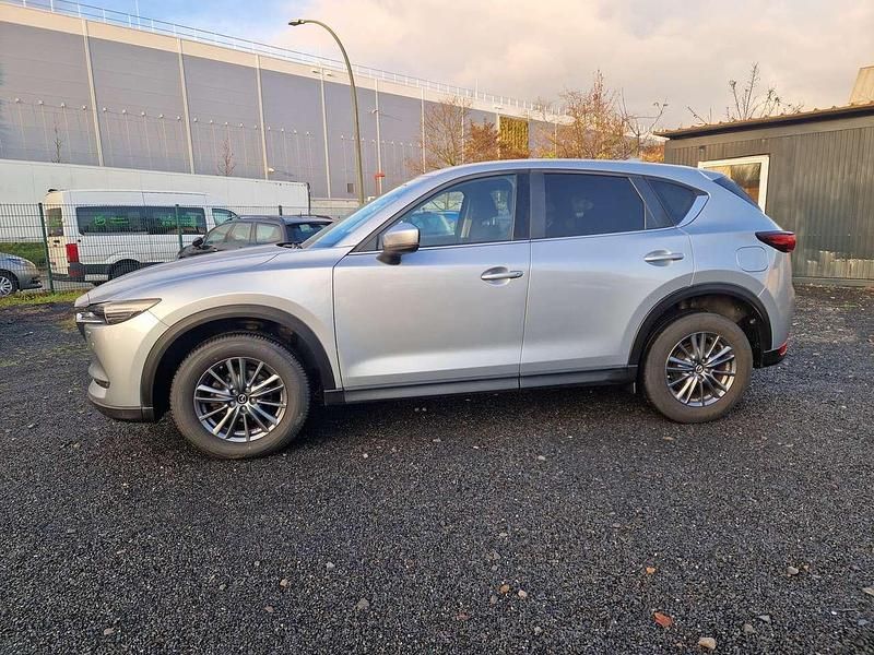 Diamantsilber metallic Gebraucht 2018 Mazda CX-5 Exclusive-Line SUV | 17.350 € (Superpreis) - Bild 1/4